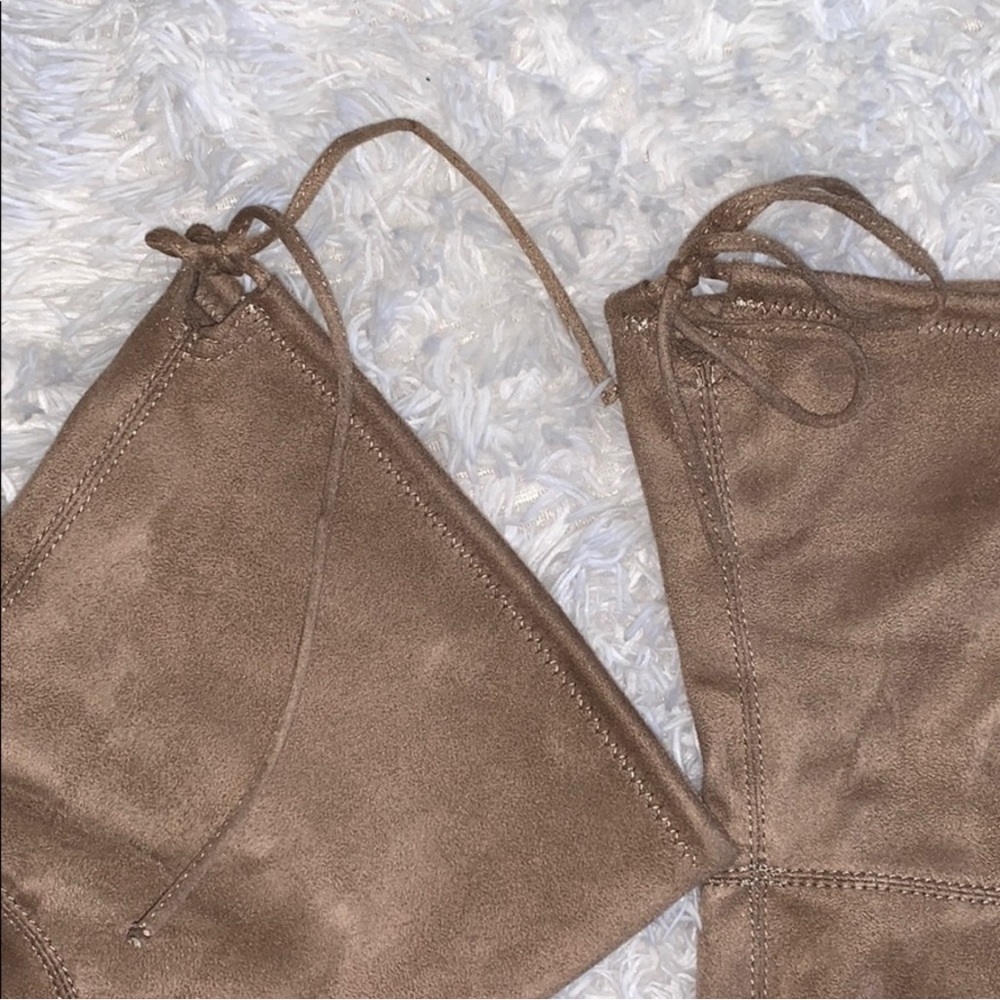 Over the Knee Amaya Tan Boots (NWOT) - Picture 15 of 16